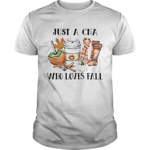 Just A Cna Who Loves Fall Halloween Shirt